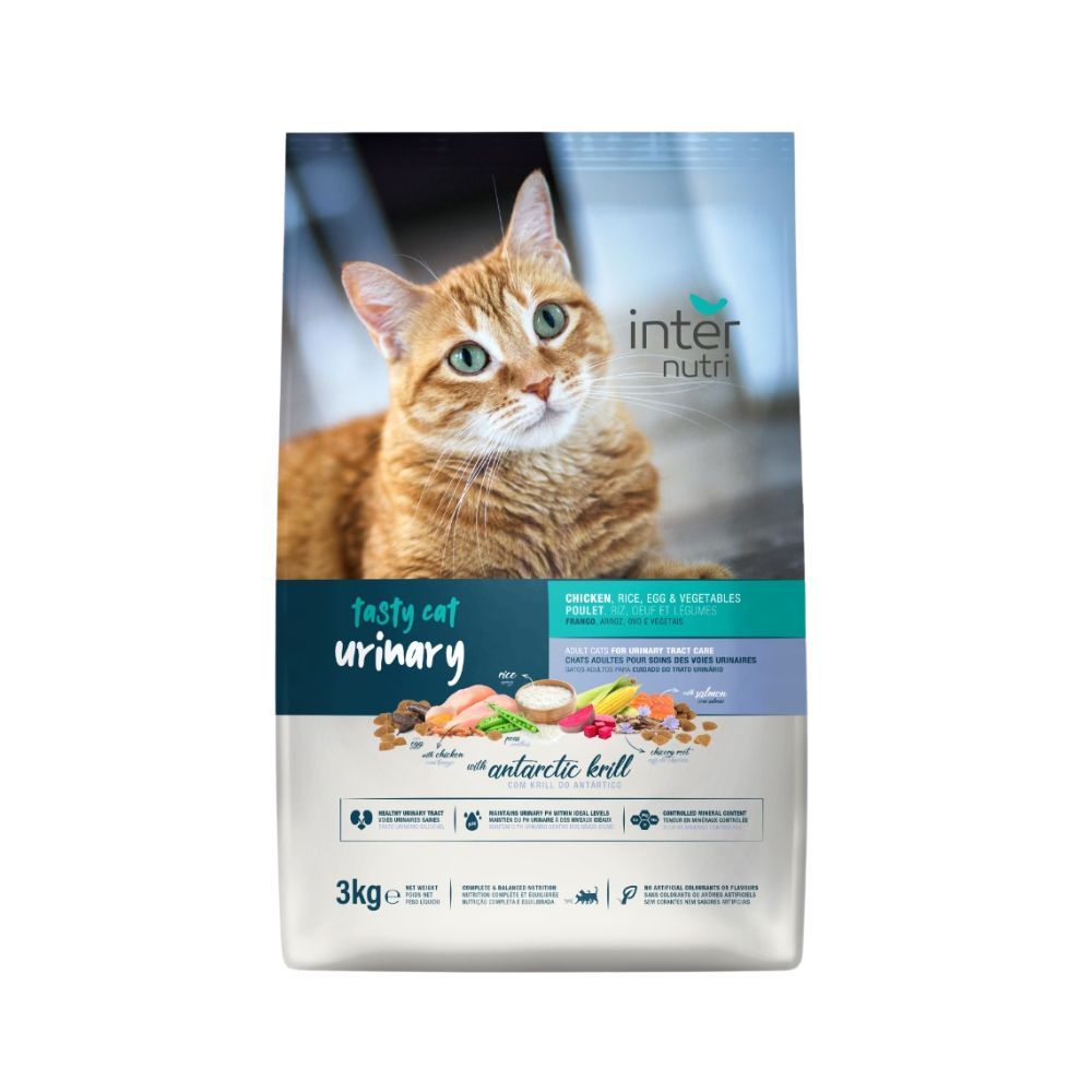 Ração Internutri Tasty Cat Urinary Frango 3kg para gatos
