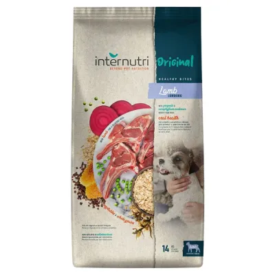 Ração Internutri Original Dog Adult Lamb 14kg para cães adultos