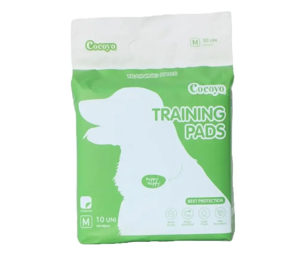 Resguardos super absorventes Cocoyo Green 60x60cm para cães