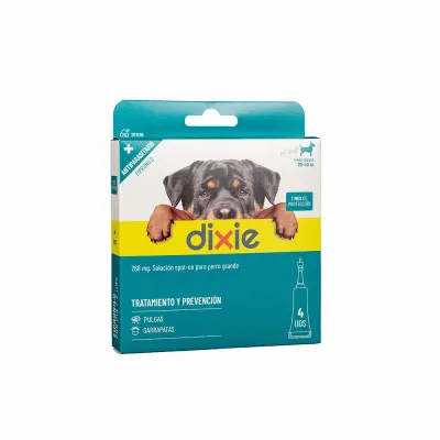 Pipetas antiparasitárias Dixie Fipronil para cães 20-40kg