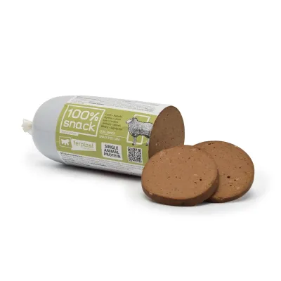 Salsicha de borrego Ferplast 100% natural para cães