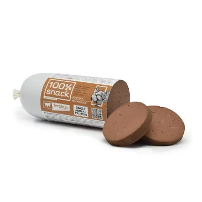 Ferplast Salsicha de Peru 100% Natural 200g petisco para cães