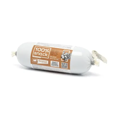 Ferplast Salsicha de Peru 100% Natural 200g petisco para cães