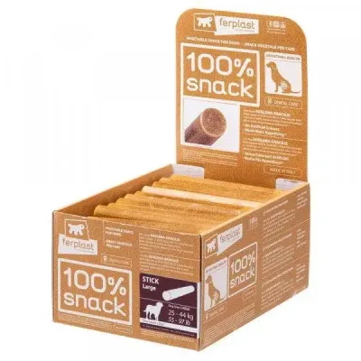 Snack dental vegetal Ferplast Euglena Gracilis tamanho M para cães 12-25kg