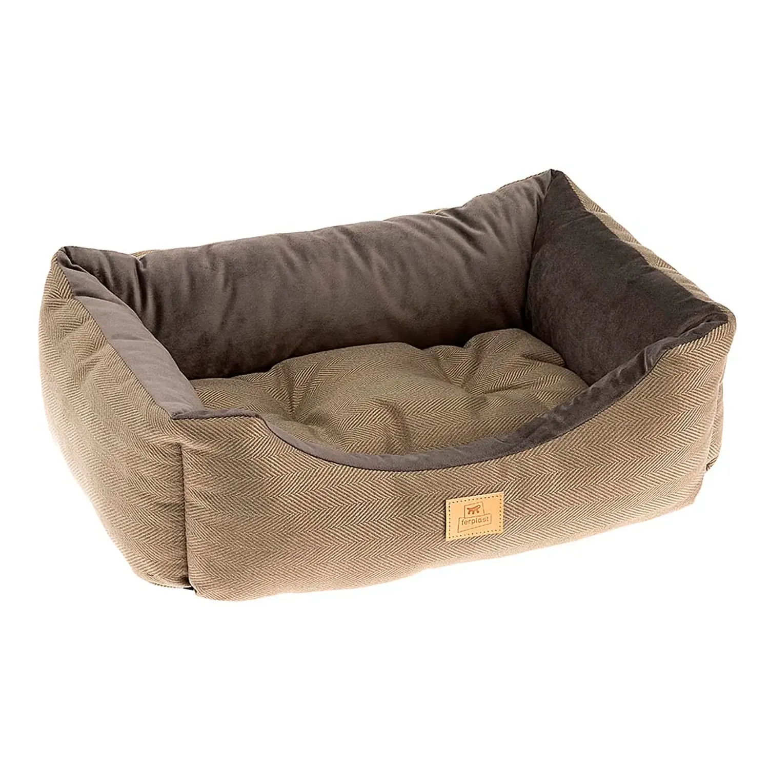 Ferplast Chester 60 sofá almofadado para cães e gatos 66x50cm