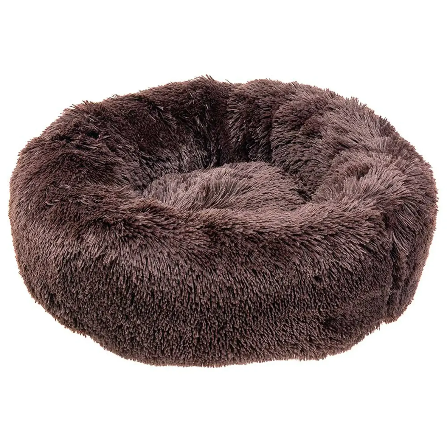 Ferplast Cuddly 80 cama redonda em peluche para cães e gatos