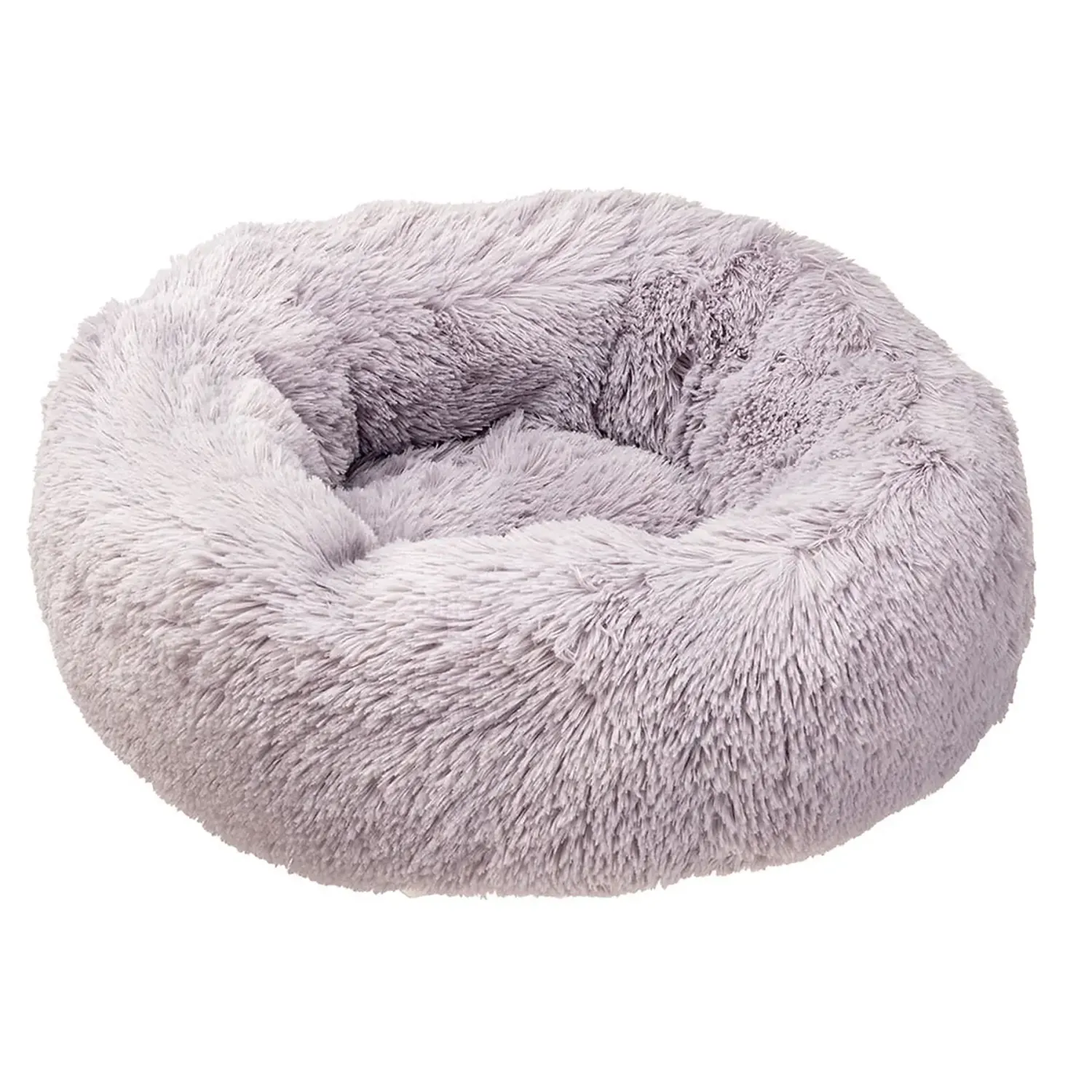 Ferplast Cuddly 80 cama redonda em peluche para cães e gatos