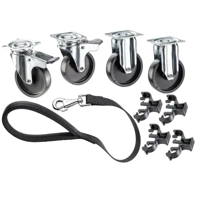 Kit de Rodas Ferplast Clipper 4-7 para Caixas de Transporte de Cães