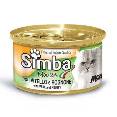 Monge Simba Cat Mousse com Bife e Fígado para Gatos