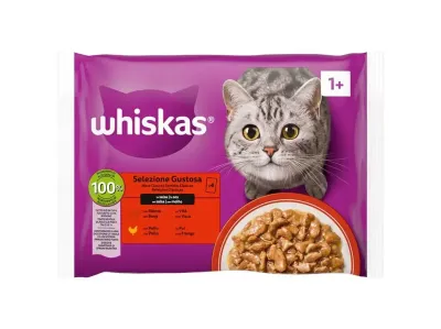 Whiskas Mix Seleção de Clássicos 4x85g para gatos adultos