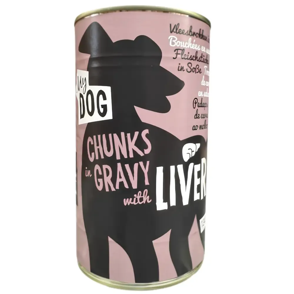 MyDog | Ração Úmida Sabor Figado 1240 g MyDog Ração Húmida Sabor Fígado 1240g para cães adultos