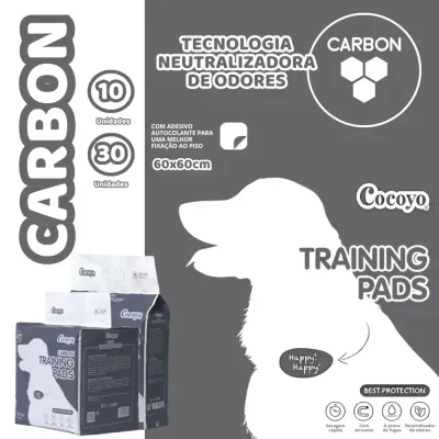 Resguardos higiénicos Cocoyo Carbon super absorventes para cães