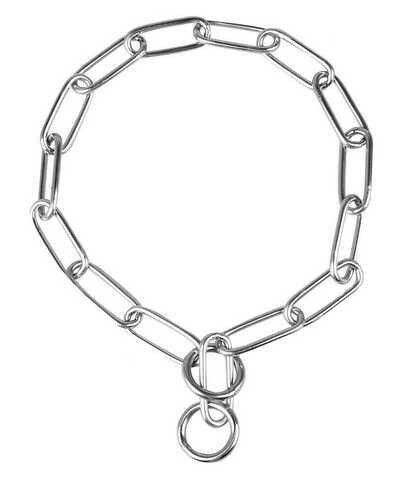 Ferplast | Semi-estrangulador Chrome CSP 40132 Coleira metálica Ferplast Chrome CSP tipo semi-estrangulador para cães, fabricada em aço cromado com elos resistentes e argol
