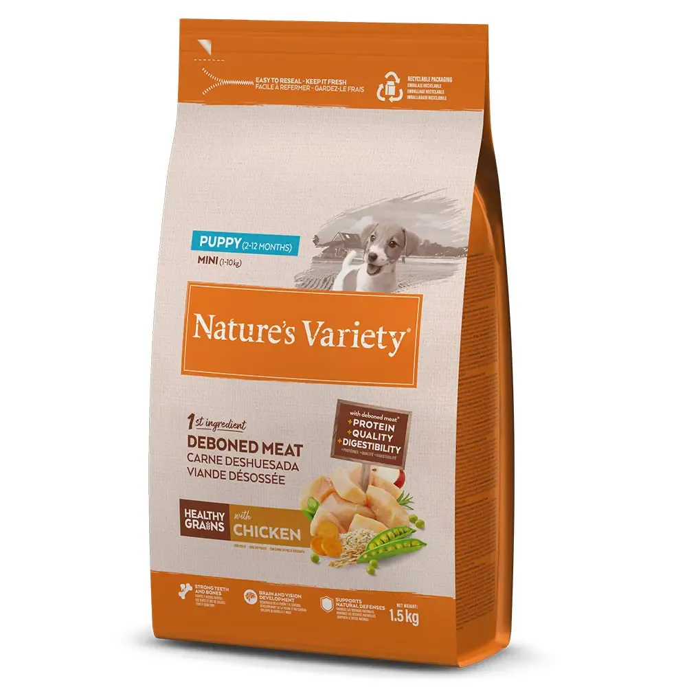 Nature's Variety | Healthy Grains Mini Puppy 1.5kg Nature's Variety | Healthy Grains Mini Puppy 1.5kg