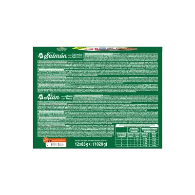 Libra Receitas em Molho Seleção de Peixes 12x85 g, alimento húmido completo para gatos adultos, com receitas de salmão e atum