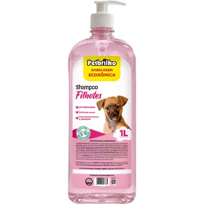 PetBrilho Shampoo para Filhotes 1000ml