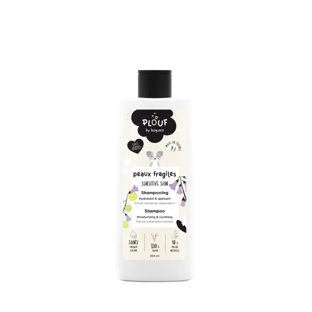 Plouf BIOGANCE Shampoo para Pele Sensível e Frágil de Cães 200 ml