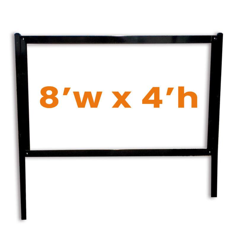 8x4 Metal Sign Frame **ON BACKORDER-ESTIMATED LEAD TIME TBD** 8x4 Metal Sign Frame **ON BACKORDER-ESTIMATED LEAD TIME TBD**