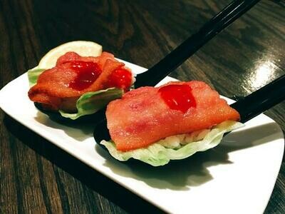 Spicy Bacon Sushi