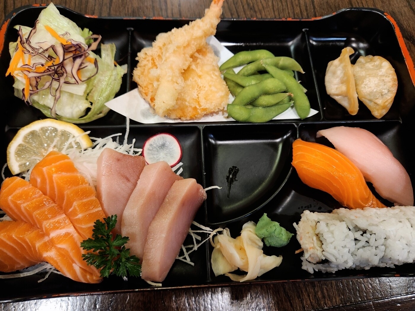 Tuna & Salmon Sashimi Bento