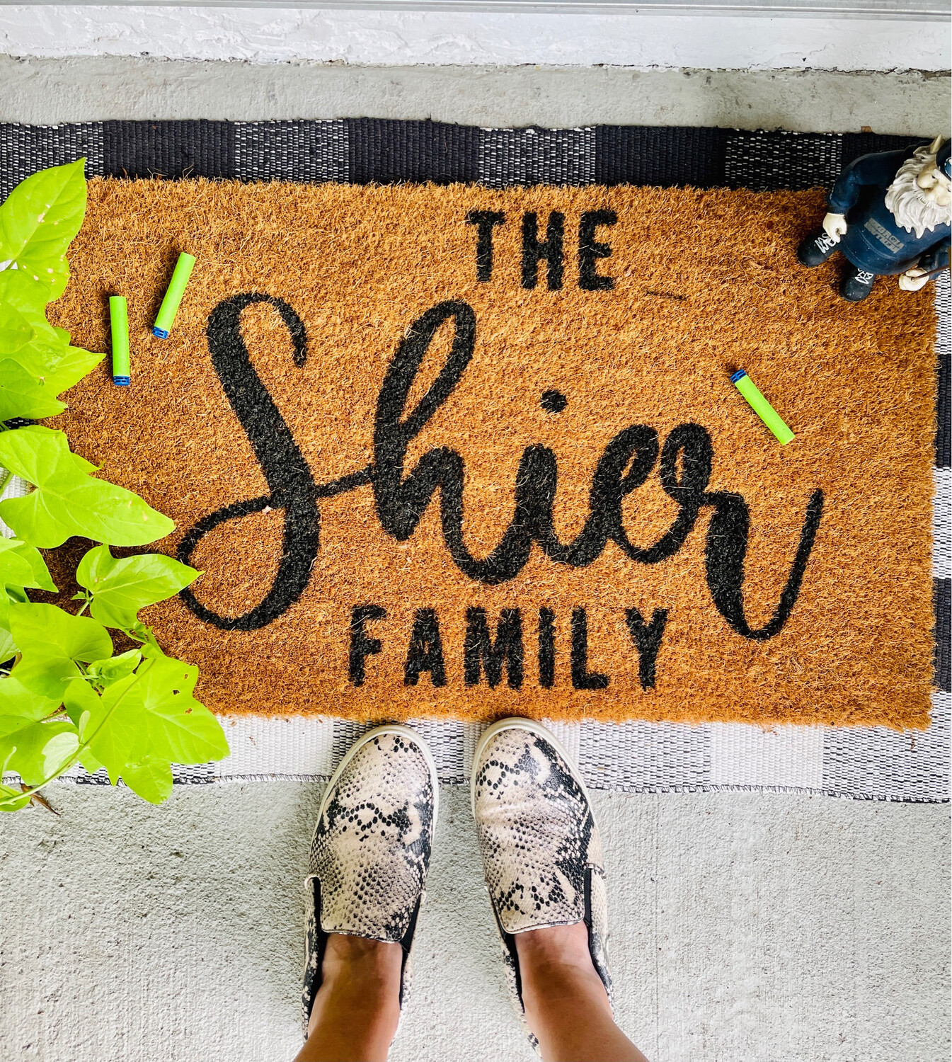 Custom Family Name Doormat