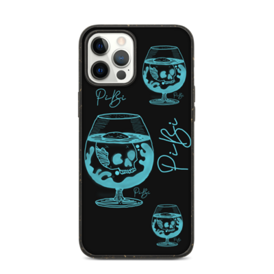 Biodegradable phone case Skull Drink 