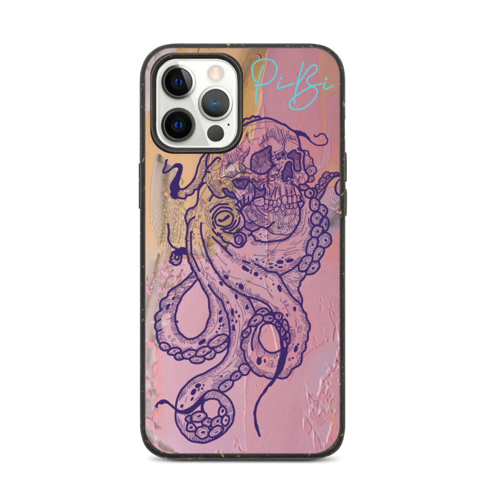 Biodegradable phone case Octopus 