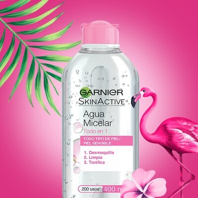 Garnier Agua Micelar Todo en 1, 400 ml