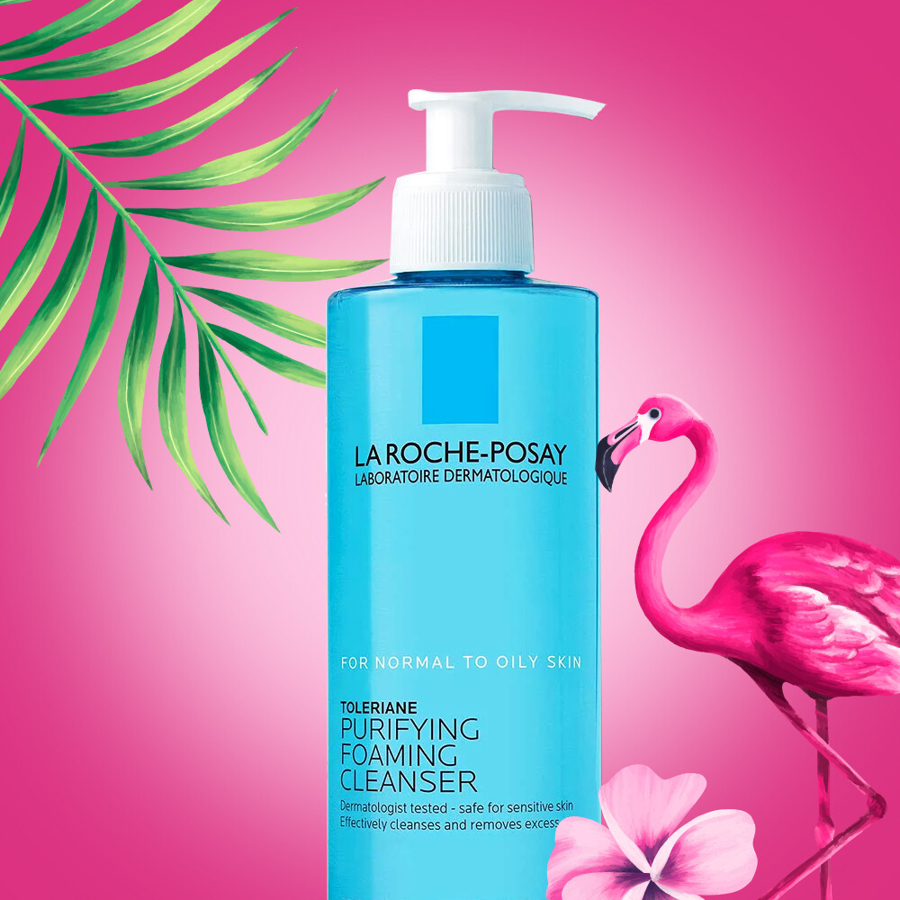 La Roche-Posay Toleriane Purifying Foaming Face Cleanser for Normal to Oily Skin