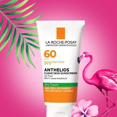La Roche-Posay - Anthelios Clear Skin Oil Free Dry Touch Sunscreen SPF 60