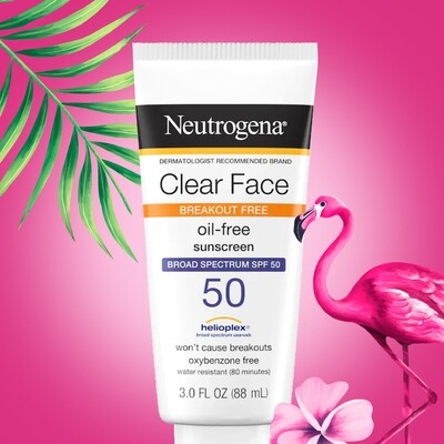 Neutrogena Clear Face Break-Out Free Liquid Lotion SPF 50 Neutrogena Clear Face Break-Out Free Liquid Lotion SPF 50