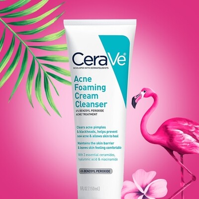 CeraVe Acne Foaming Cream Cleanser Acne Treatment
