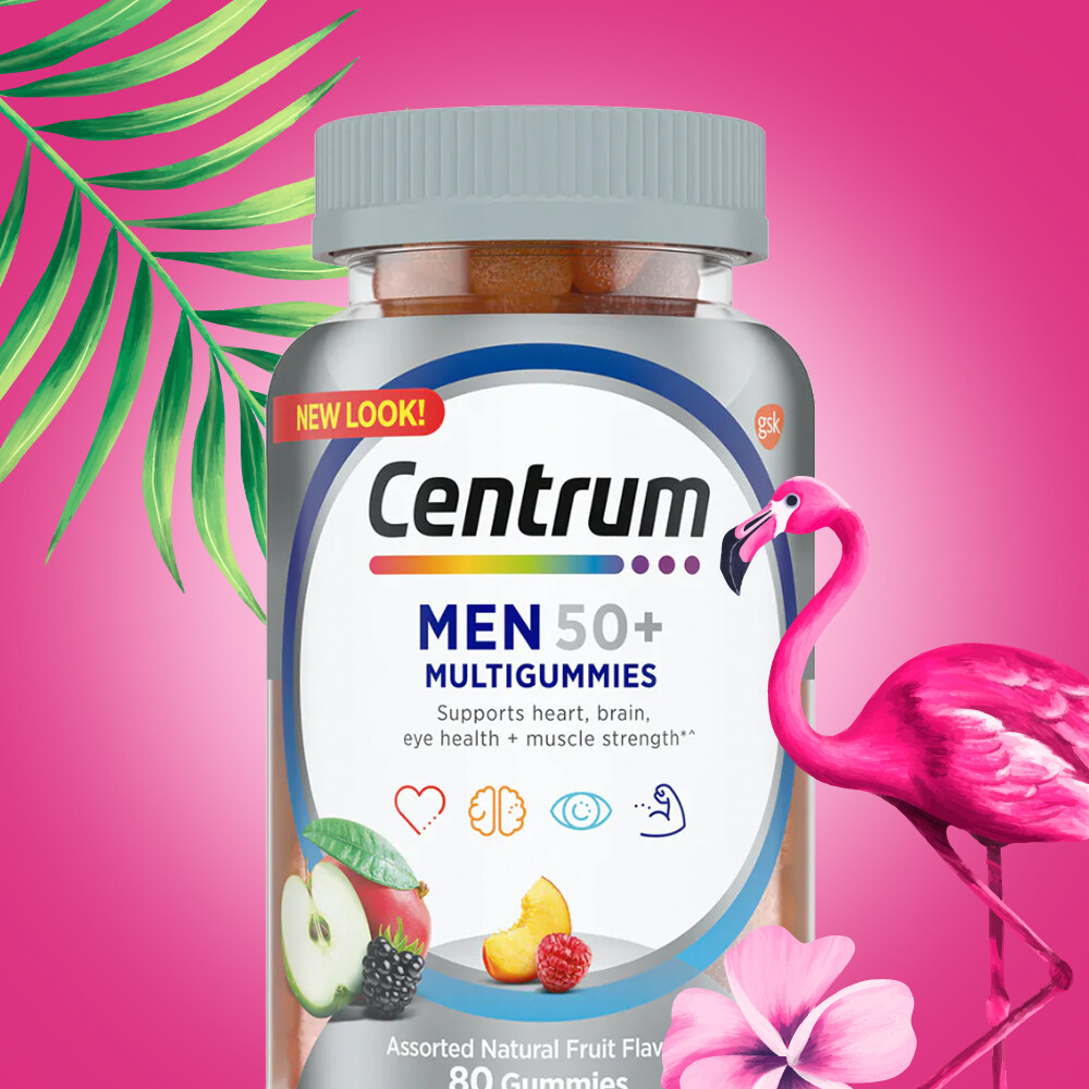Centrum MultiGummies Men 50+ Multivitamin