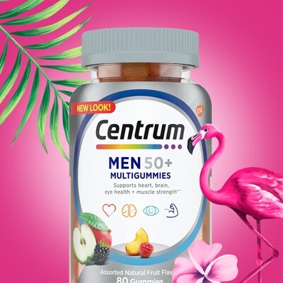 Centrum MultiGummies Men 50+ Multivitamin
