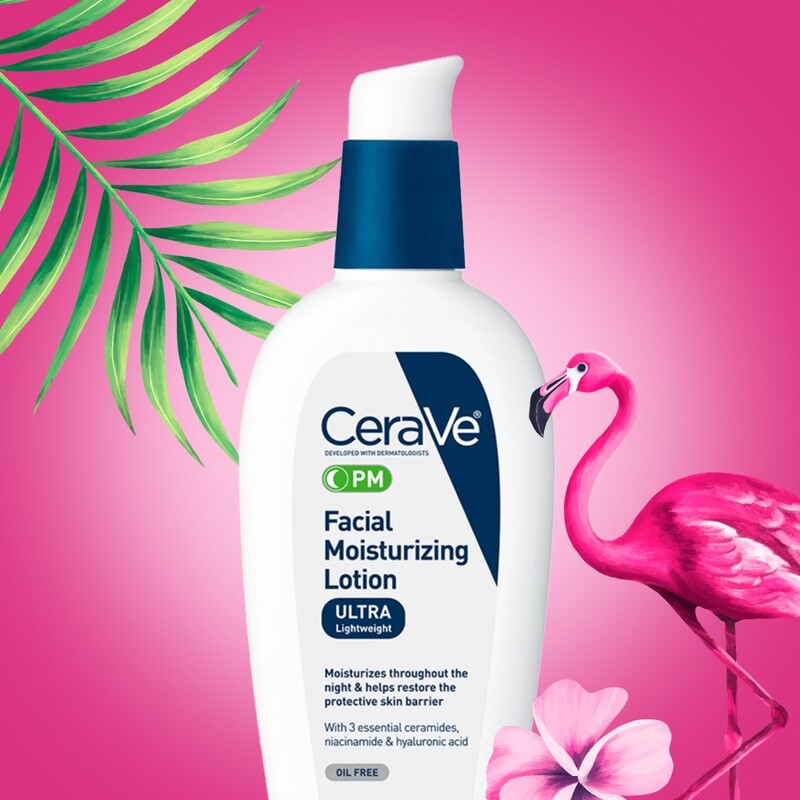 CeraVe Facial Moisturizing Lotion Ultra Lightweight PM, 60 ml