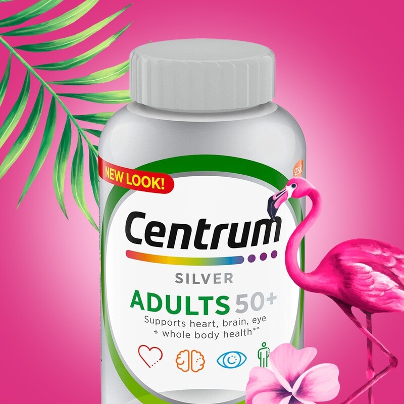Centrum Silver Adults 50+ Multivitamin 80 tabletas