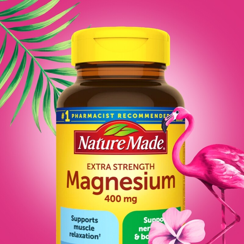 Naturade Made citrato Magnesium 400 mg 60 cápsulas blandas.