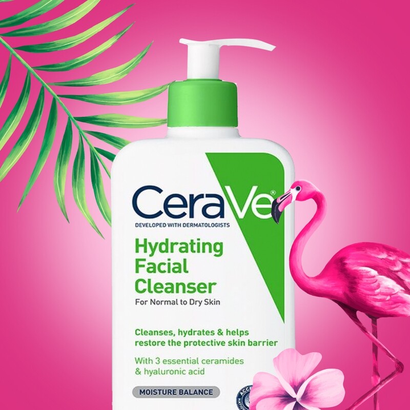 CeraVe Hydrating Facial Cleanser For Normal to Dry Skin 8 oz