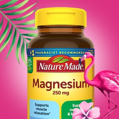 Naturade Made Magnesium 250 mg 90 soft gels