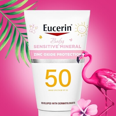 Eucerin Baby Sensitive Mineral Zinc Oxide Protection SPF 50