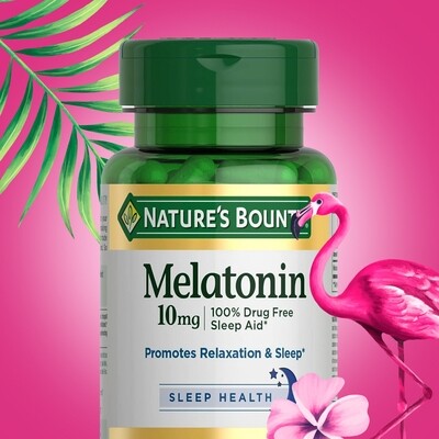 Nature&#39;s Bounty Melatonin 10 mg Sleep Health