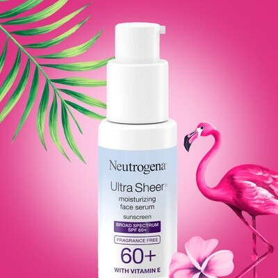 Neutrogena Ultra Sheer Moisturizing Face Serum SPF 60+