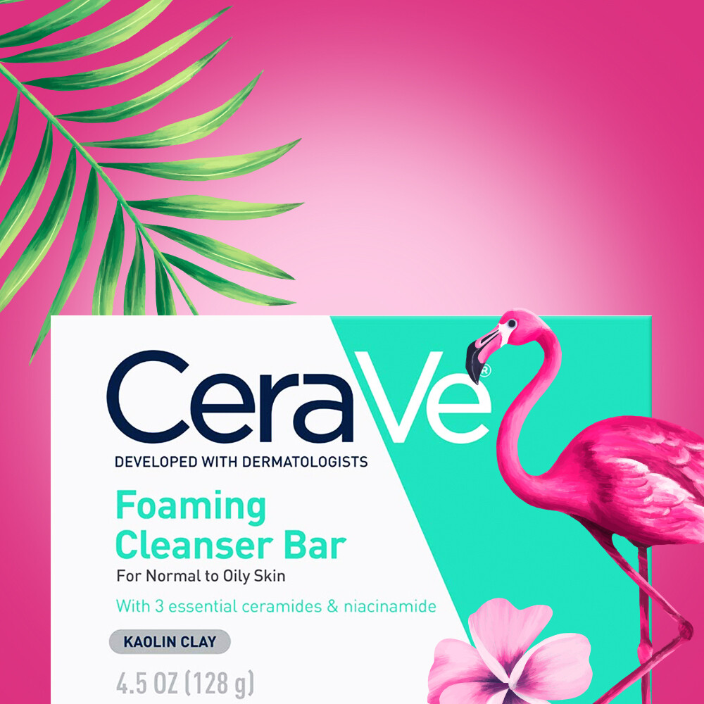 Cerave Foaming Cleanser Bar For Normal to Oily Skin
