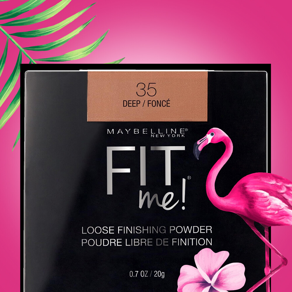 Maybelline Fit Me Loose Finishing Powder, 35 Deep