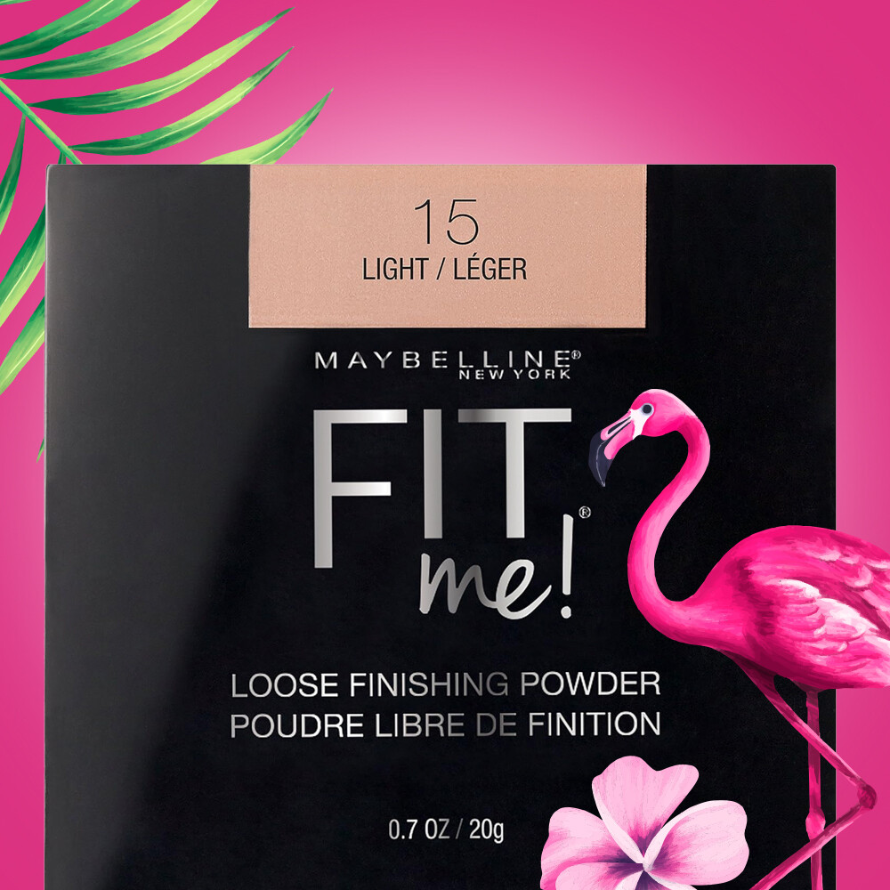 Maybelline Fit Me Loose Finishing Powder, 15 Light