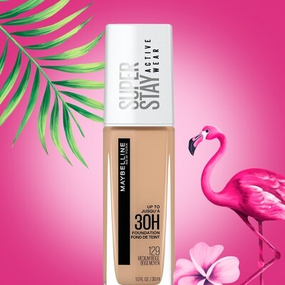 Maybelline Superstay Active Wear, 129 Medium Beige Maybelline Superstay Active Wear, 129 Medium Beige