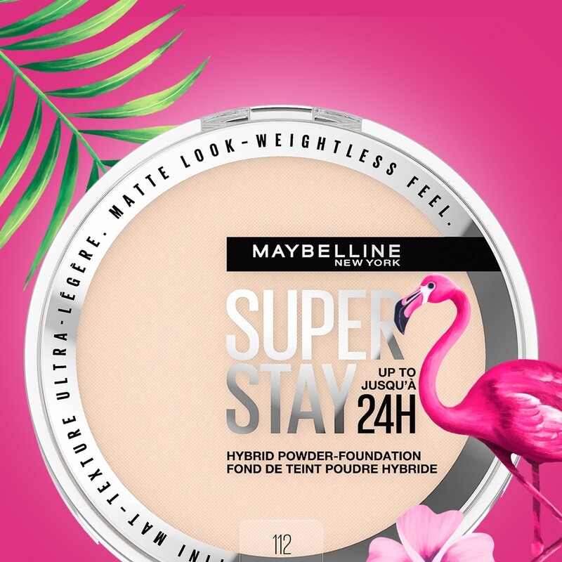 Maybelline Super Stay Up To 24 Hybrid Powder Foundation, 112