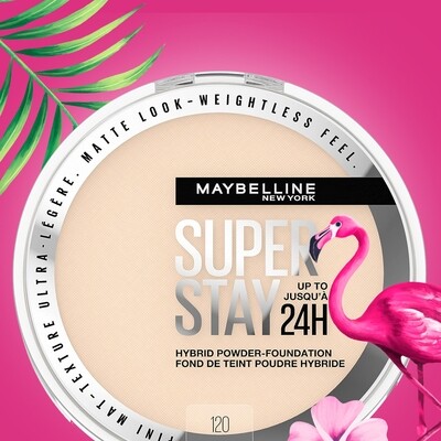 Maybelline Super Stay Up To 24 Hybrid Powder Foundation, 120