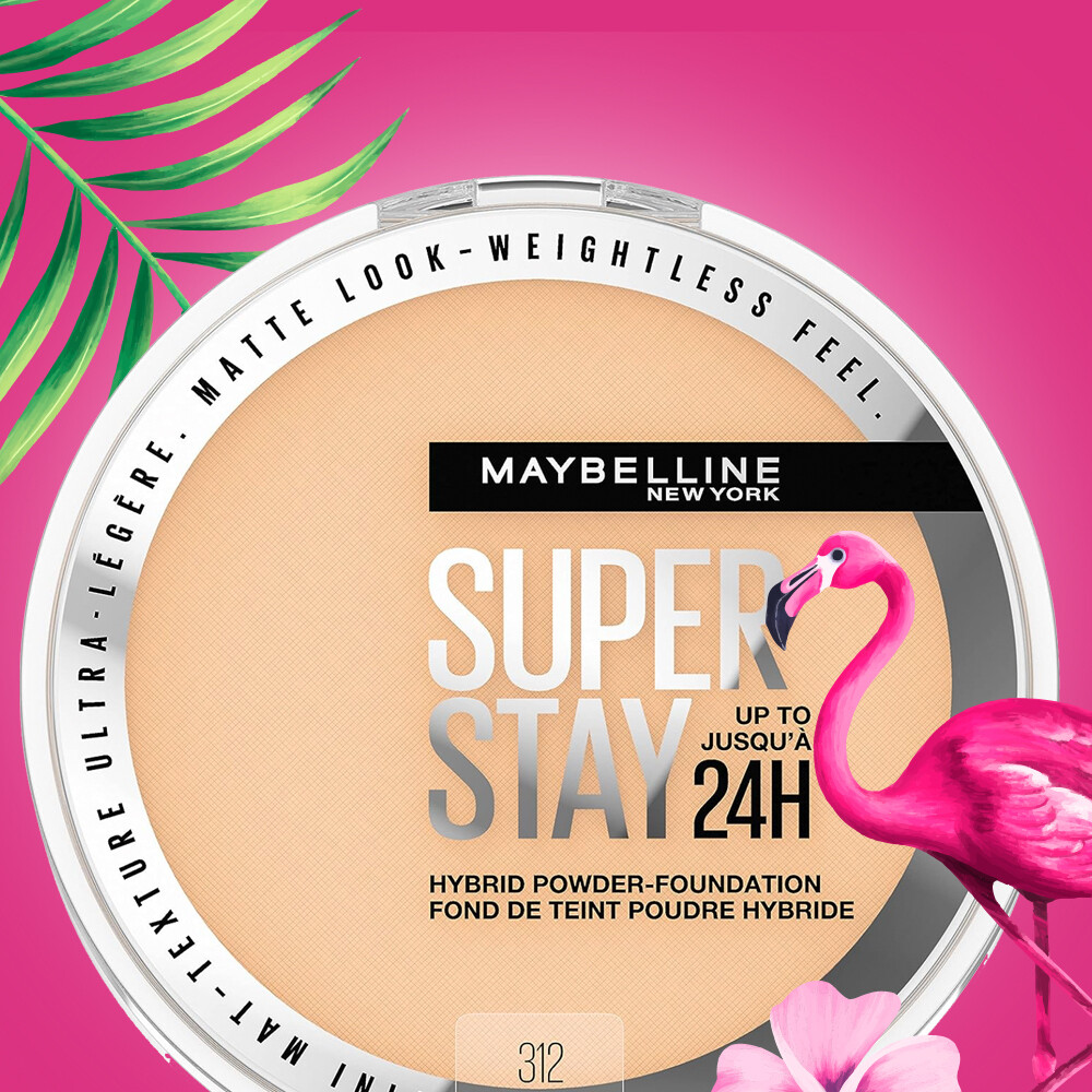 Maybelline Super Stay Up To 24 Hybrid Powder Foundation, 312
