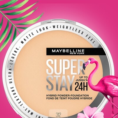 Maybelline Super Stay Up To 24 Hybrid Powder Foundation, 312